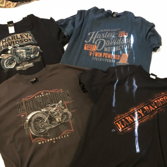 Harley-Davidson Other - Harley Davidson T-shirt Bundle